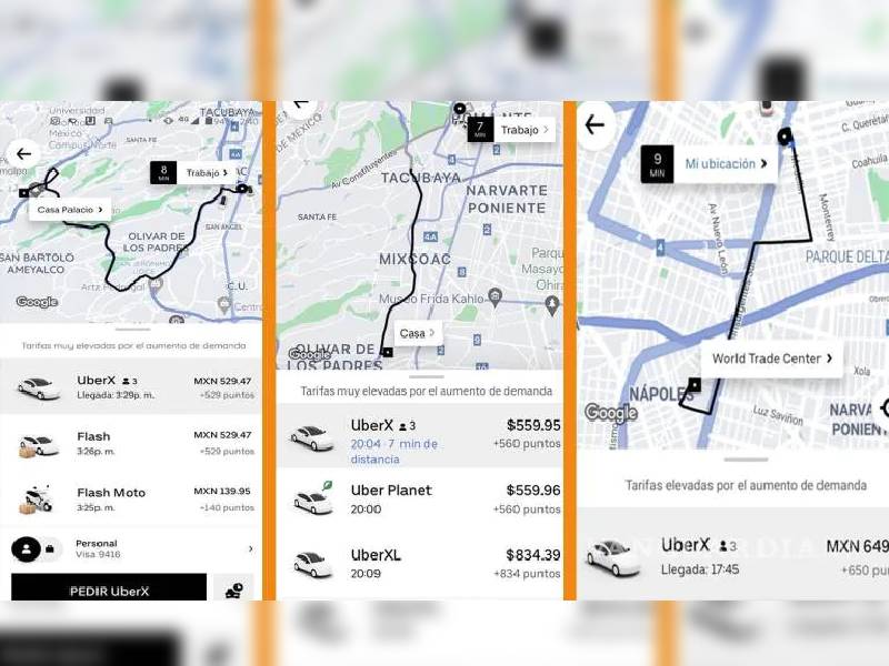 Ante sus precios, revisarán tarifas de Uber y Didi