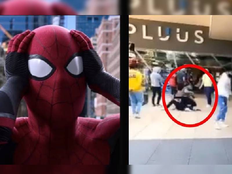 Video. Captan pelea de fans en cine por spoilers de #SpiderMannoWayHome
