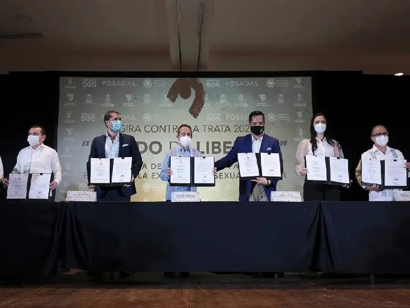 Q. Roo firma acuerdo para la erradicación de la trata y explotación sexual de niñas, niños y adolescentes