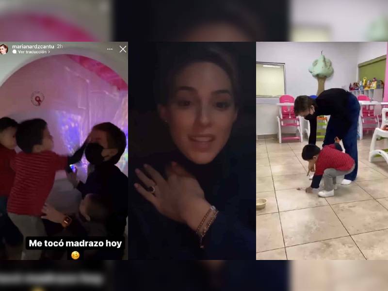 Recibe Mariana Rodríguez un golpe de un niño del DIF