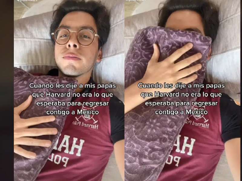Tiktoker mexicano se vuelve viral al abandonar Harvard por su exnovia
