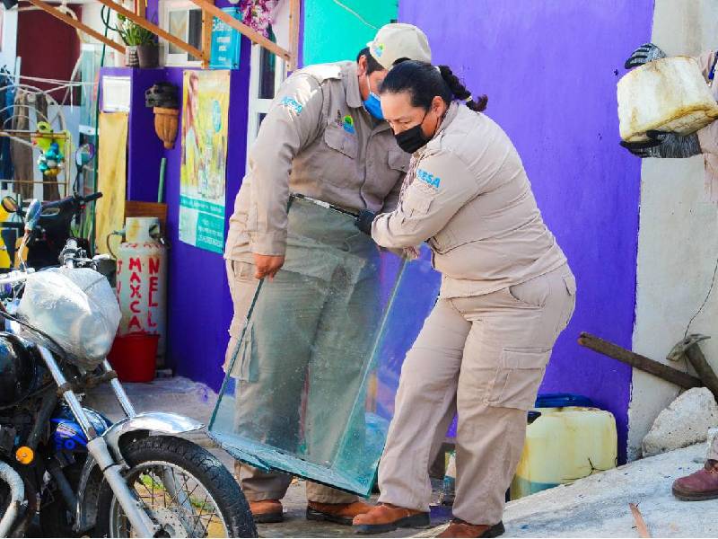 Emprende vectores jornada de descacharrización en Isla Mujeres