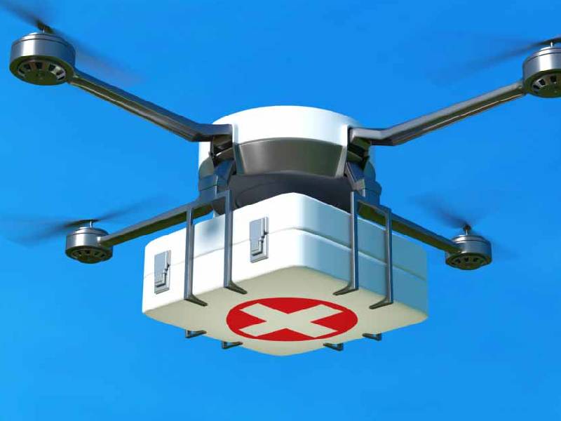 Plantean uso de drones como soporte médico ante el tráfico vehicular