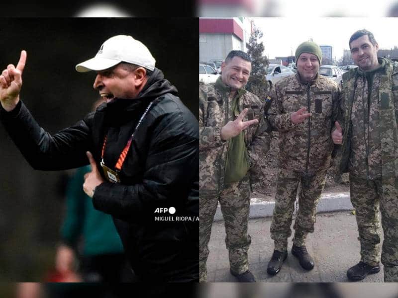 Yuriy Vernydub, el ucraniano que pasó de entrenador a soldado