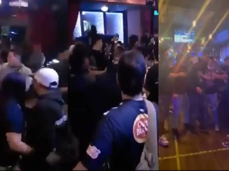 Video: Aficionados de Monterrey protagonizan pelea en bar de Abu Dabi