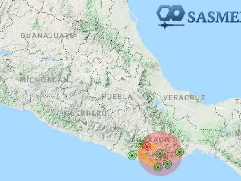 Se registra sismo en Oaxaca; se percibe en CDMX