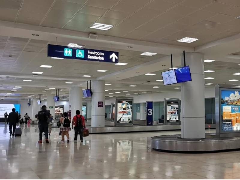 Aeropuerto de Cancún supera al de la CDMX en turismo interenacional
