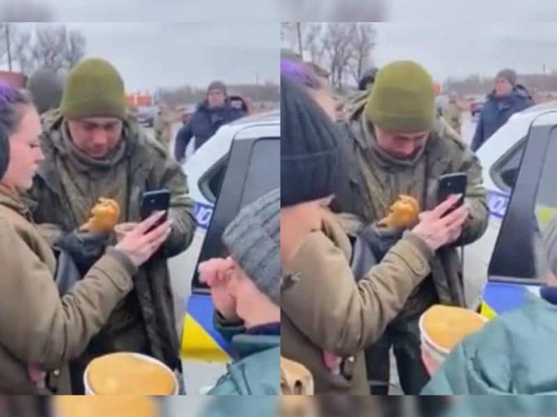 VIDEO. Soldado ruso se rinde por voluntad propia y rompe en llanto al llamar a su madre