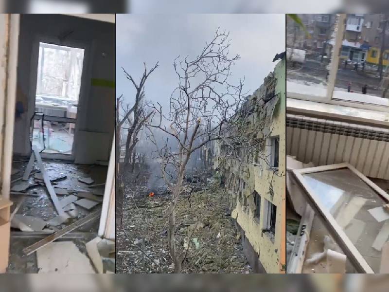 Al menos 17 adultos heridos en bombardeo de hospital pediátrico en Mariúpol