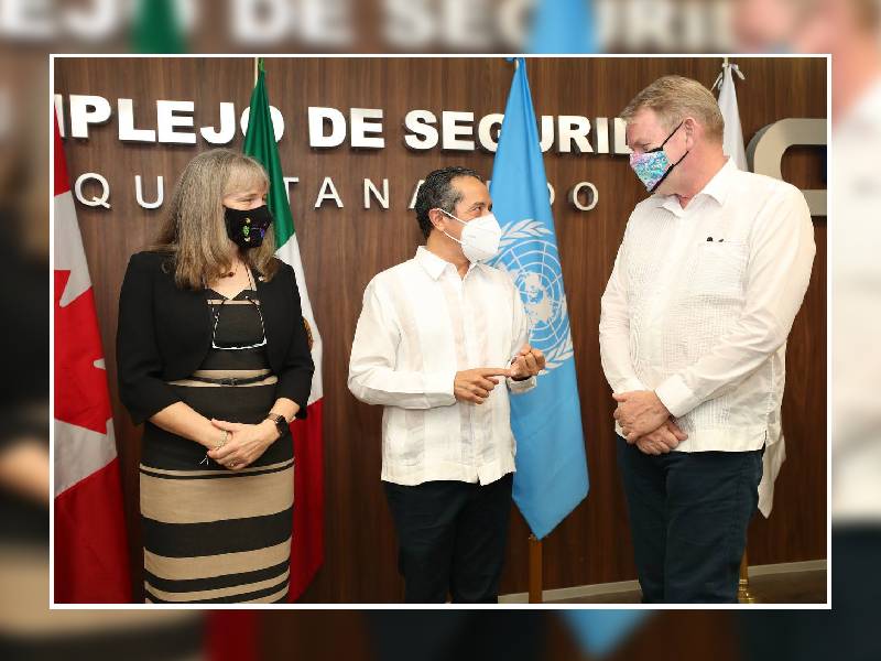 Recibe Quintana Roo capacitación de parte de las embajadas de Canadá, Reino Unido y la UNODC