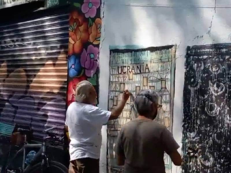 Gobierno de la CDMX rechaza haber borrado mural por la paz en el Centro Histórico