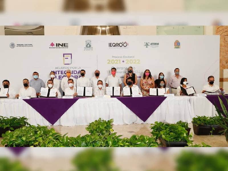 Se firma en Quintana Roo el Acuerdo por la Integridad Electoral