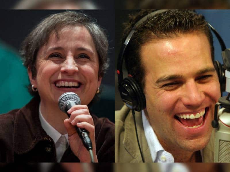 AMLO destapa a Loret de Mola y Carmen Aristegui para la presidencia