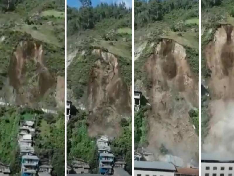 Video. Deslave en Perú deja al menos 80 casas sepultadas