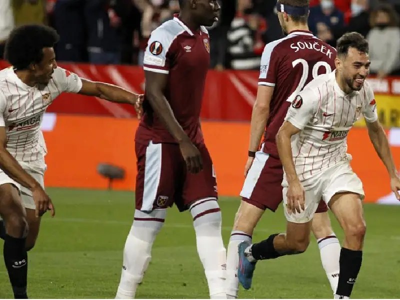 Sevilla eliminado en Europa League tras perder 2-0 ante West Ham