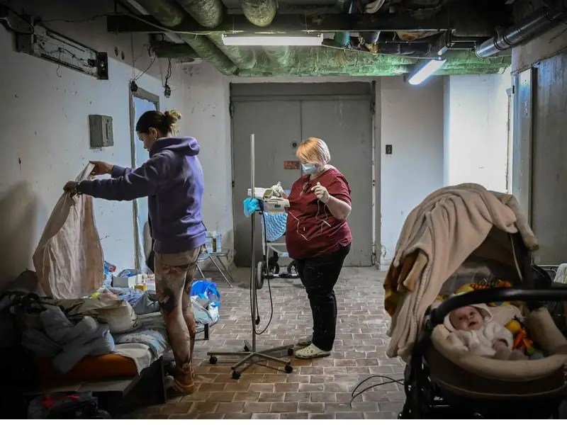 Abren hospital provisional para refugiados en Ucrania