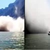 VIDEO: Captan desprendimiento de rocas en el Cañón del Sumidero en Chiapas