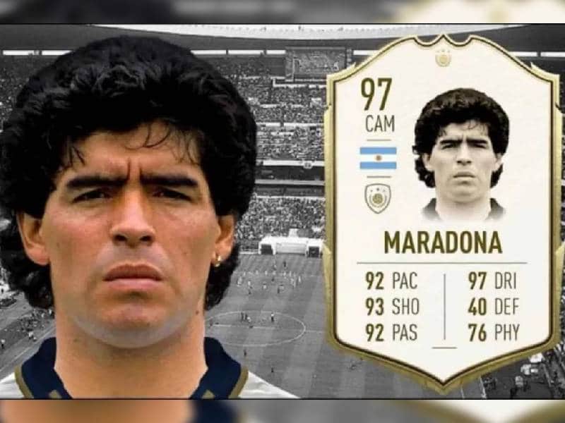 ¡Adiós Pelusa! Maradona es eliminado del Ultimate Team de FIFA 22