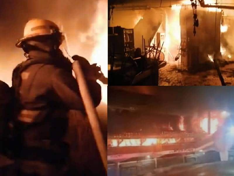 Videos: Se incendia mercado San Juan de Dios, en Jalisco