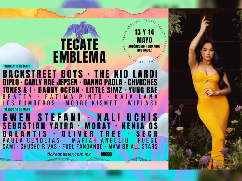 Becky G se baja del cartel del festival Tecate Emblema 2022