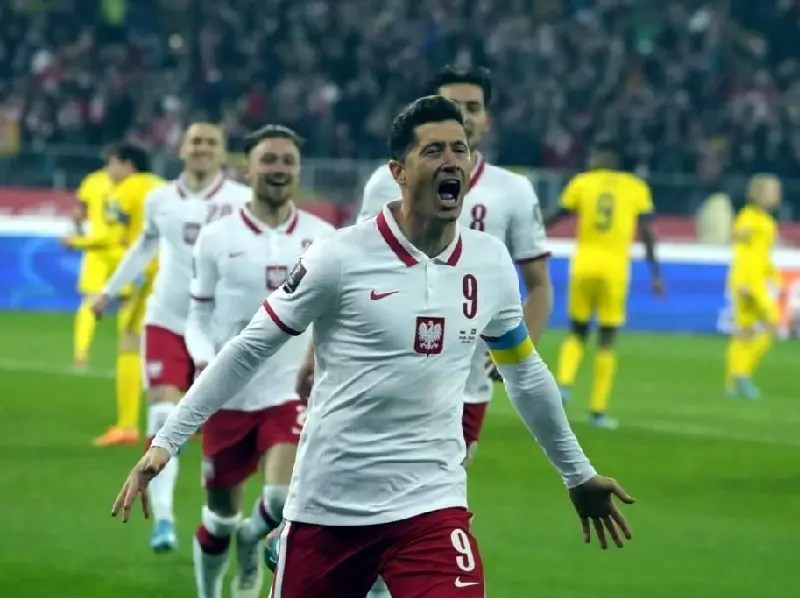 Polonia y Lewandowski clasifican al Mundial de Qatar 2022