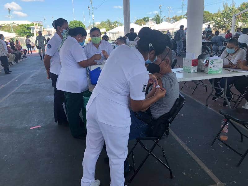 Concluye jornada de vacunación en Benito Juárez