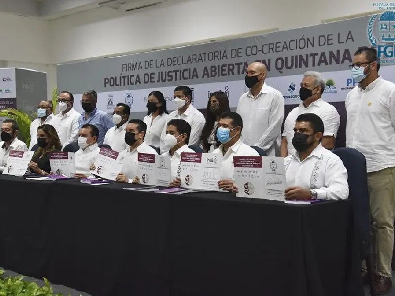 Se realizó Firma de la Declaratoria de Partidos Políticos Abierto de Quintana Roo