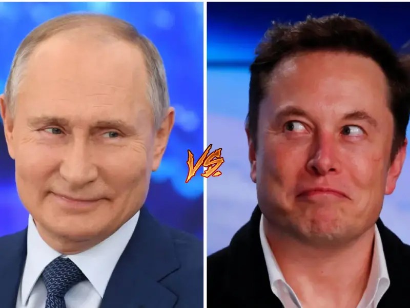 Elon Musk reta a un duelo a Vladimir Putin, por Ucrania como premio