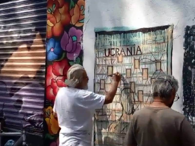 Mural por la paz de Gabriel Macotela, Jesús Miranda y Demián Flores es borrado