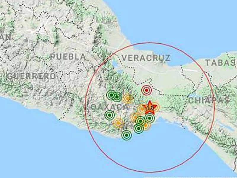 Sismo de magnitud Oaxaca