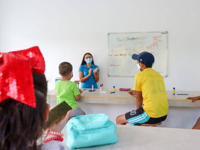 Niñas y niños de Isla Mujeres participa en diversos cursos en esta Semana Santa