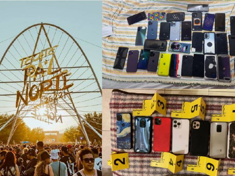 Recuperan 52 celulares robados en festival PaÔÇÖl Norte; hay 4 detenidos