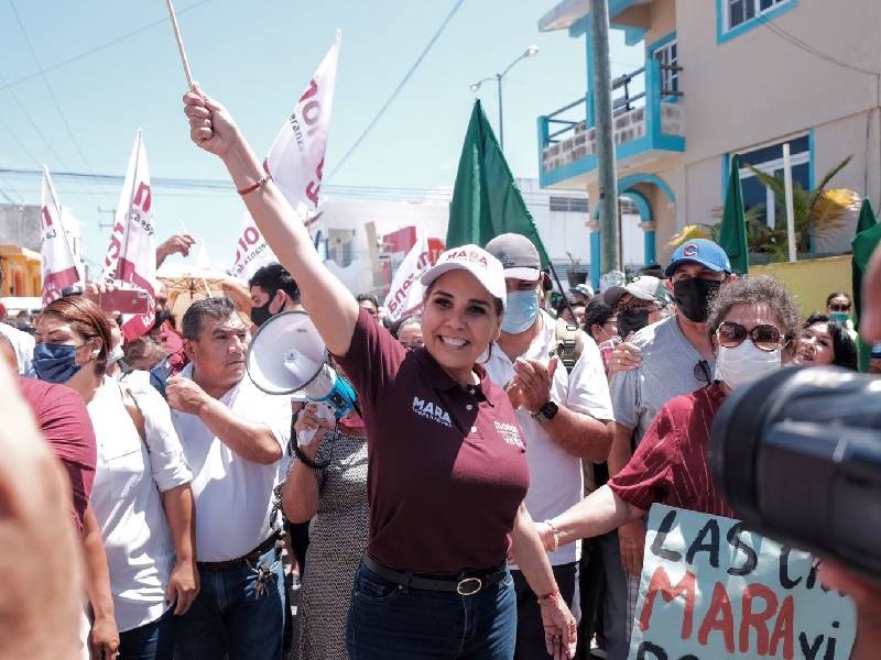 Mara Lezama arranca campaña en Isla Mujeres