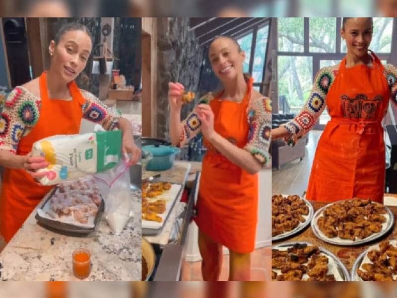 ¡Desastre culinario! Paula Patton recibe críticas por su receta de pollo frito