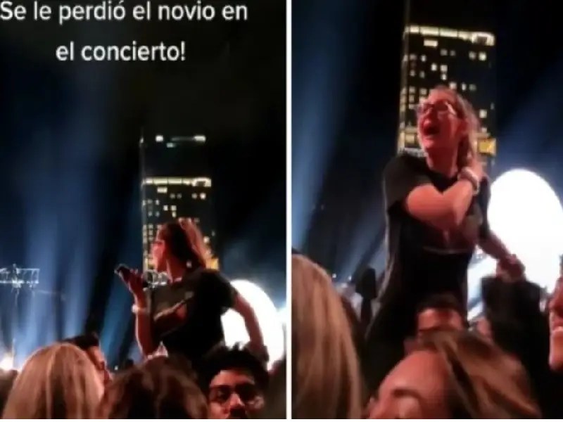 VIDEO. Joven pierde a su novio durante concierto de Coldplay