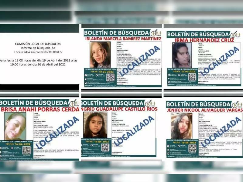 Estas son las 5 mujeres halladas durante la búsqueda de Debanhi Escobar
