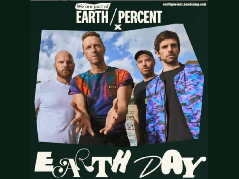 Coldplay se suma a EarthPercent x Earth Day por el Día de la Tierra