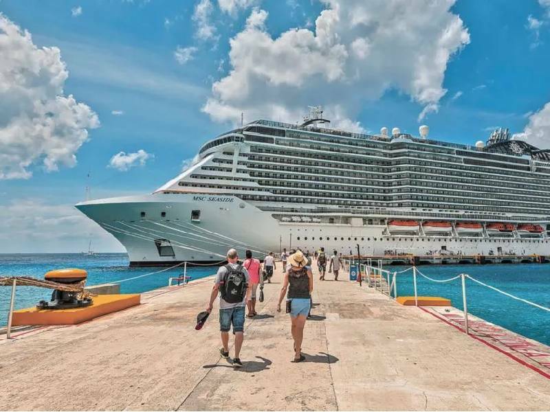 Disminmuyen en abril arribo de cruceros a Cozumel