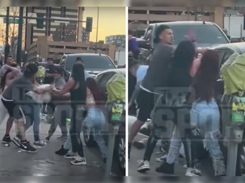 Video: ¡Cayó noqueda! Hombre golpea a mujeres tras agredir a su esposa