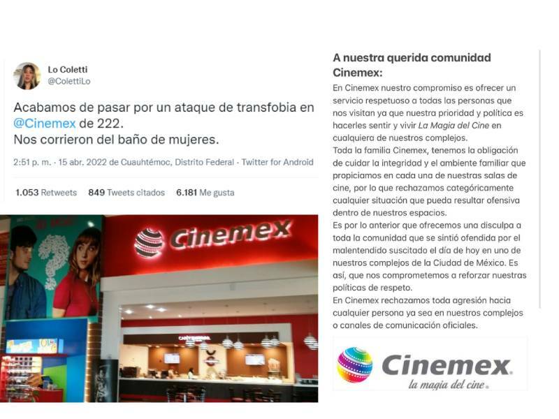 cinemex pide disculpas