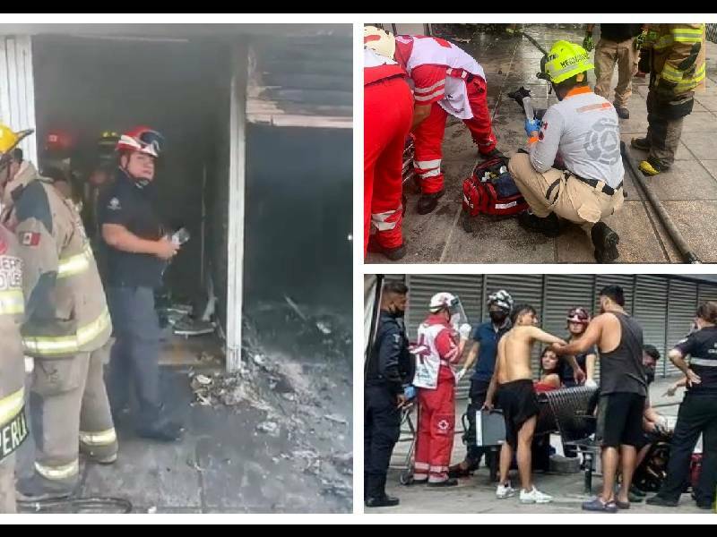 Incendio en edificio de Monterrey deja un muerto, desaparecidos y heridos
