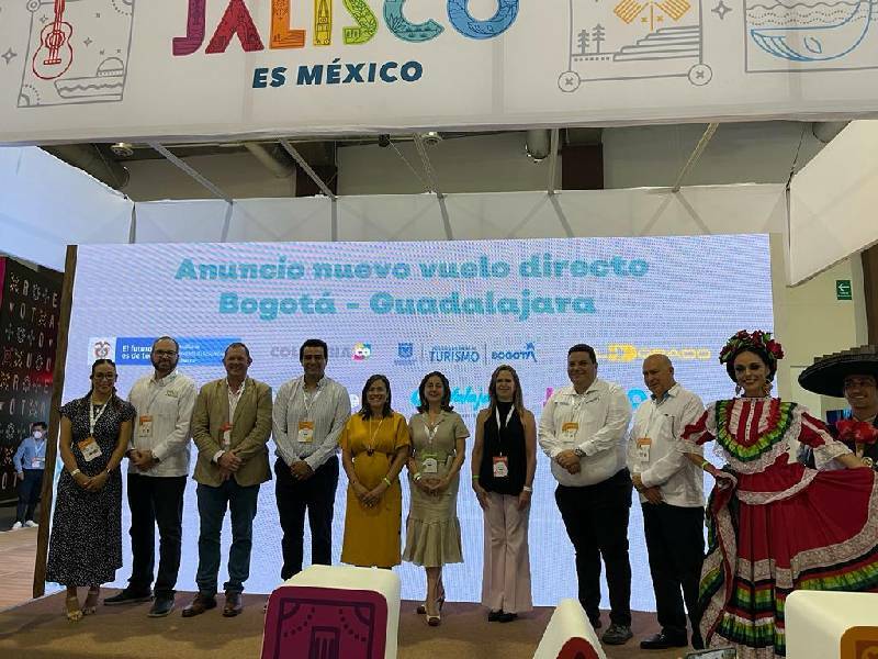 Jalisco y Colombia anuncian nueva ruta aérea Guadalajara-Bogotá
