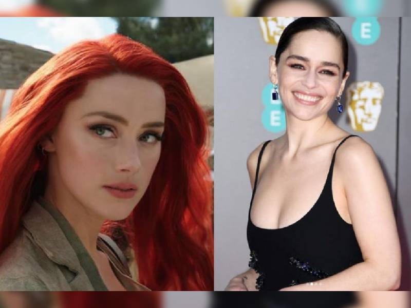 Amber Head pierde su papel en Aquaman; Emilia Clark podría reemplazarla