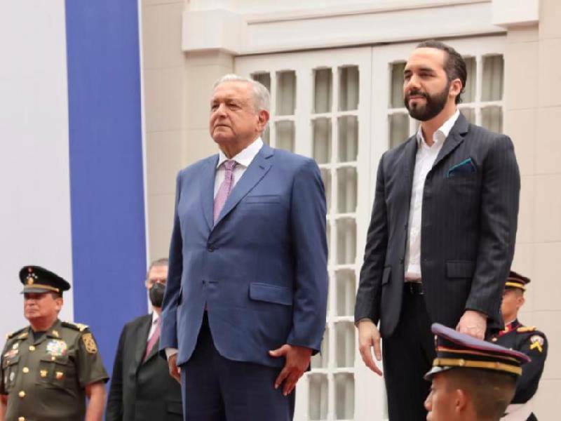Inicia encuentro Bukele-López Obrador en El Salvador