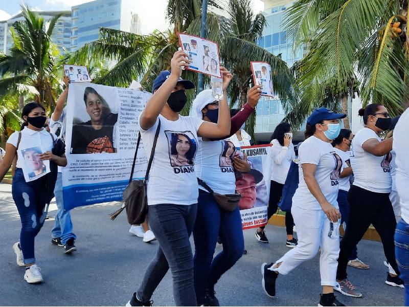 Anuncian marchas por personas desaparecidas en Quintana Roo