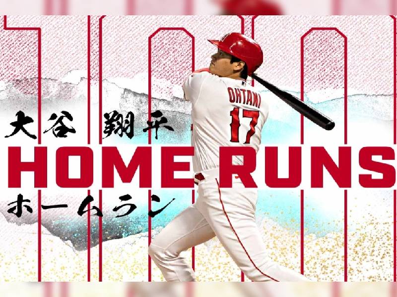 Shohei Otani llega a los 100 home runs en las Grandes Ligas