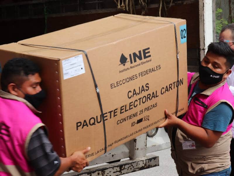 Arribaron las boletas electorales a la ciudad de Chetumal