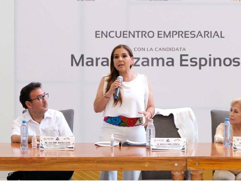 Plantea Mara Lezama estrategia para impulsar el desarrollo empresarial del sur