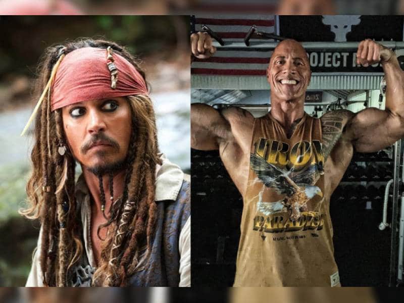 ÔÇÿLa RocaÔÇÖ podría sustituir al capitán Jack Sparrow protagonizado por Johnny Depp