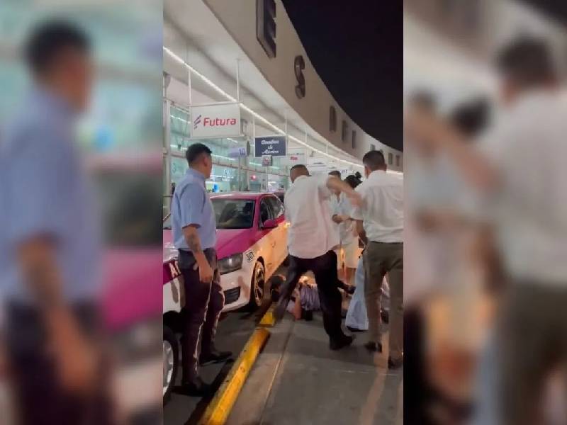 VIDEO: Joven reclama a taxista por casi atropellar a su perro; llegan a los golpes